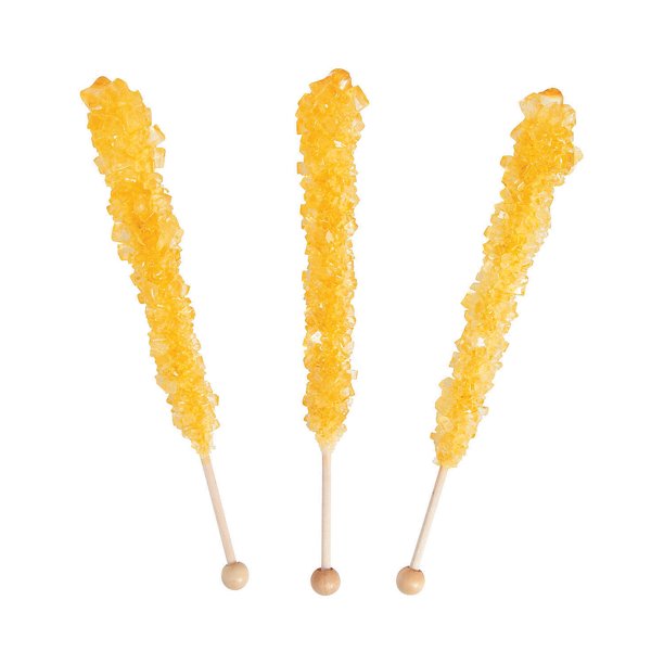 Gold Rock Candy Pops (Dz) Edibles 12 Pieces