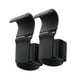 thumbnail image 5 of 2 ganchos para levantamiento de pesas, correas ajustables y prácticas para fitness. Negro, 5 of 9