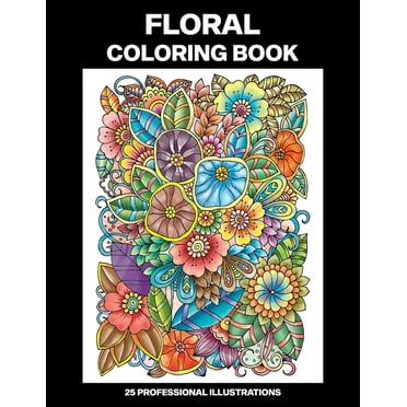 Flower Coloring Book for Kids : A Flower Kids Coloring Book, Beautiful ...
