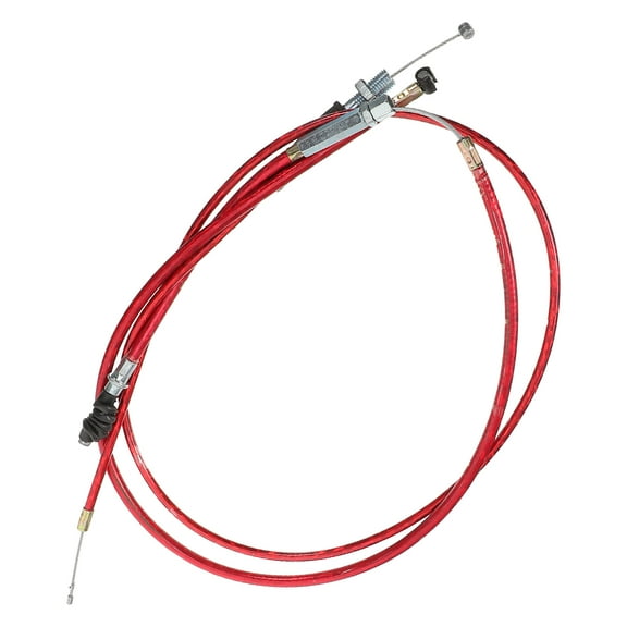 Supvox 2Set Universal Throttle Cable Kit Red Plastic Steel For ATV Riders