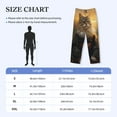 thumbnail image 2 of Salouo Lakeside Flower Field Cat Print Pajama Pants for Men, Lounge Pants Elastic Waistband Casual Men's sleepwear Loungewear Sleep Pajama Pant -X-Large, 2 of 7
