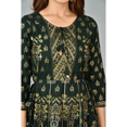 thumbnail image 2 of DWEEP SARA Robe Évasée en Rayonne Verte, G/40, 2 of 7