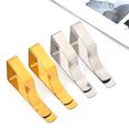 thumbnail image 2 of Ruiboury Simplify Outdoor Dining With Sturdy And Durable Stainless Steel Tablecloth Clips Easy gold, 2 of 6