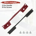 thumbnail image 4 of Uxcell Luggage Replacement Handle [2PCS] -Plastic Handle Grip for Suitcase & Luggage - [Wine Red-8.5IN], 4 of 7