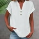 thumbnail image 2 of Camiseta sin mangas de verano holgada con cuello en V y pliegues para mujer: blusa fluida sin mangas con dobladillo curvo., 2 of 5