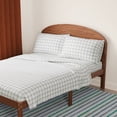 thumbnail image 2 of Mainstays Kids Microfiber Bed Sheet Set, Full, Plaid, 4 Pieces, 2 of 7