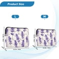 thumbnail image 4 of FORMRS 15"-15.6" Laptop Sleeve Protective Case Soft Carrying Quilted Computer Bag Cover, Lavender Pattern, 4 of 7