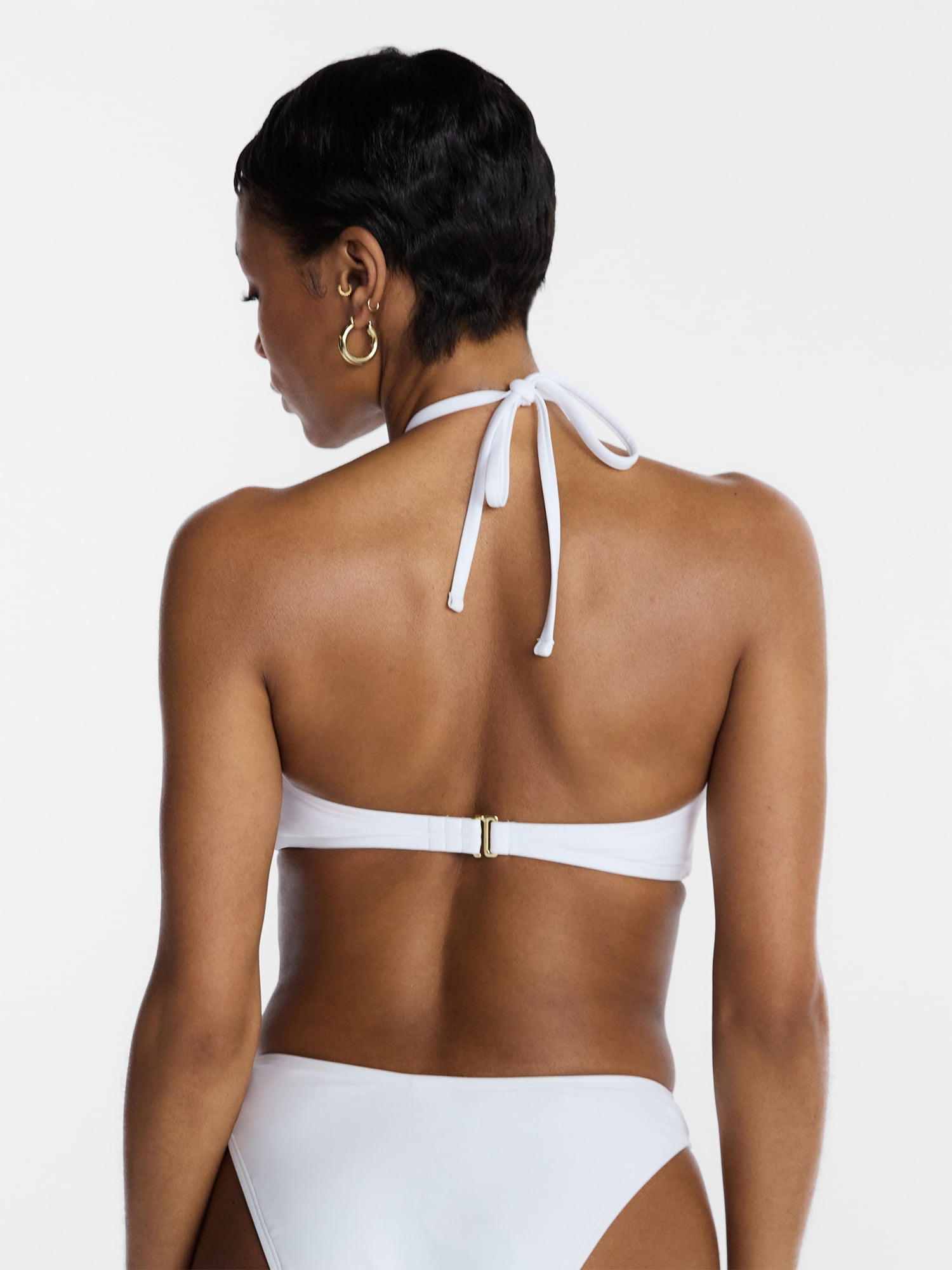 Hot Girl Summer by Megan Thee Stallion Women's Shell Halter Bikini Top, Sizes XS-3X