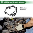 thumbnail image 2 of Sensor de Velocidad de Rueda ABS Unique Bargains Sensor ABS Sistema de Frenado Antibloqueo No. 4743869AC para Dodge Journey 2009-2020 1 Pc Trasero Izquierdo, 2 of 7