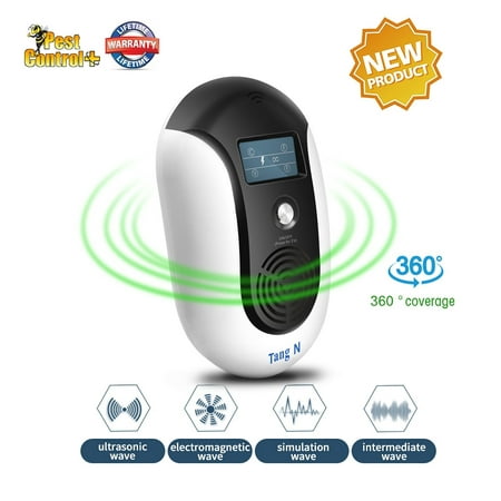 2018 MOST POWERFUL Ultrasonic Electromagnetic Pest Repeller WITH LED - Electronic Plug -In Pest Control Ultrasonic - Best Repellent for Cockroach, Rodents, Flies, Roaches, Ants, Mice,Spiders, (Best Cockroach Spray Australia)