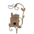 thumbnail image 3 of Bird Houses for Outside, House Bird Nest Courtyard Decoration,Edible Birdhouse, Outdoor Bird House Garden Decoration,Bird House Stakes for Outside, Metal Bird House, 3 of 5