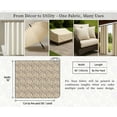 thumbnail image 6 of Outdoor Waterproof Taffeta Fabric - Soimoi Geometric Print Ivory | UV Resistant | Ideal for Cushion Covers, Raincoats, Shower Curtains & More | 56" Width, 6 of 7