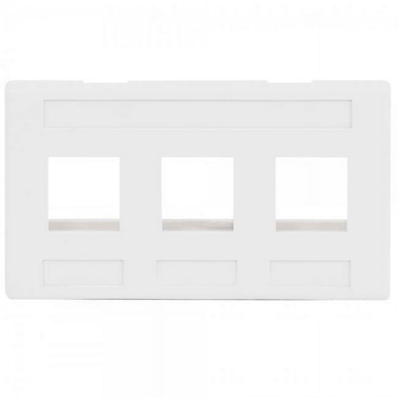 3 Port Faceplate Furniture - White