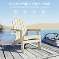 thumbnail image 7 of Dycanpo Folding Adirondack Chairs Set of 4,Fire Pit Patio Garden Chair with Cup Holder,Sand, 7 of 7