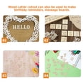 thumbnail image 2 of 104pcs Mini Wooden Letters Blank Wood Letters DIY Painting Chips Wood Slices, 2 of 2