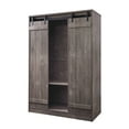 thumbnail image 3 of Bellarosa Wardrobe in Weathered Gray Oak Finish, 3 of 3