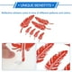 thumbnail image 5 of Calcomanía reflectante de parachoques Unique Bargains, cuadrado rojo, pluma reflectante, decoración personalizada para el cuerpo del vehículo, puerta o ventana, 5 of 7