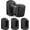 Black, variant on 3PCS Adhesive Wall Mount Bracket for Blink Outdoor 4/Indoor/Mini/Mini 2 Cameras, No-Drill Sticky Holder with 3M Adhesive, Easy Installation (White)