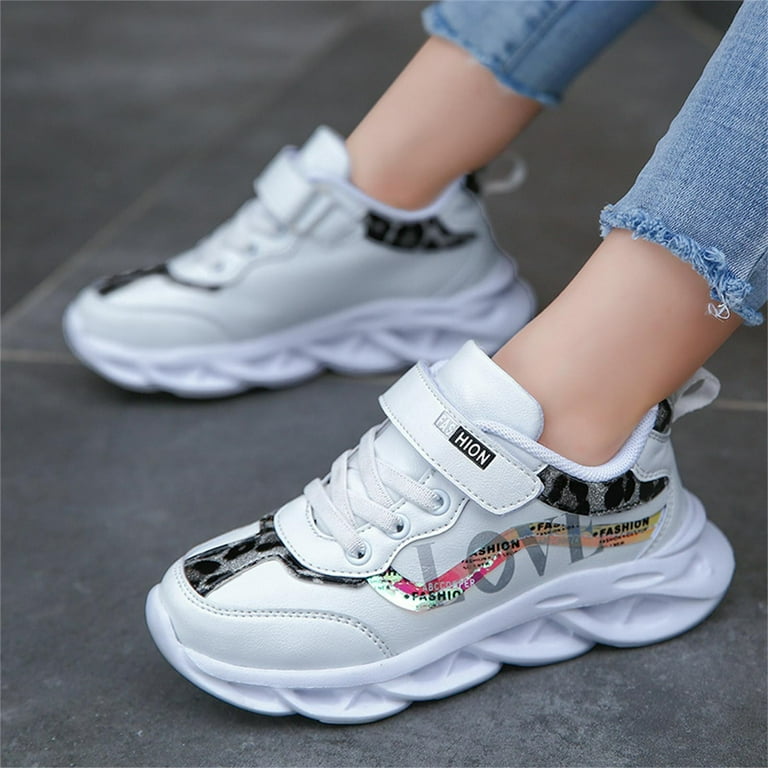 ASFGIMUJ Girls Shoes Size 8 Years 8.5 Years Sports Autumn Fashion Autumn Winter Sports Toddler Girl Sneakers