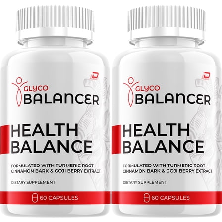 Glyco Balancer Capsules – GlycoBalancer Natural Blend Glycogen Support, 2 Pack, 120 Capsules