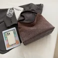 thumbnail image 5 of Bolsos de compras de gran capacidad para mujer, bolsos de hombro de diseñador de lujo, carteras de gamuza sintética retro para mujer, bolsos de mano con remaches para mujer, 5 of 5