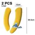 thumbnail image 2 of Plush Warm Thick Toilet Seat Cover Mat Soft Toilet Seat Cushion Bathroom Warmer yellow L, 2 of 5