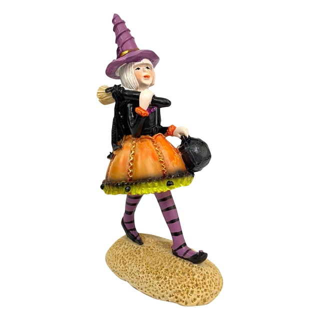 Muñeca de bruja de Halloween Adornos de resina Adornos de decoración de muñecas Compre 2 y obtenga 3