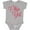 AC-Heather Grey, variant on Inktastic Ohio Girl Boys or Girls Baby Bodysuit