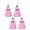 F, variant on Kbndieu Halloween Ghost Hanging Ornaments, Halloween Gifts Cute Ghost Decor for Halloween Tree Decorations Ornaments (Hot Pink, 1Pc)