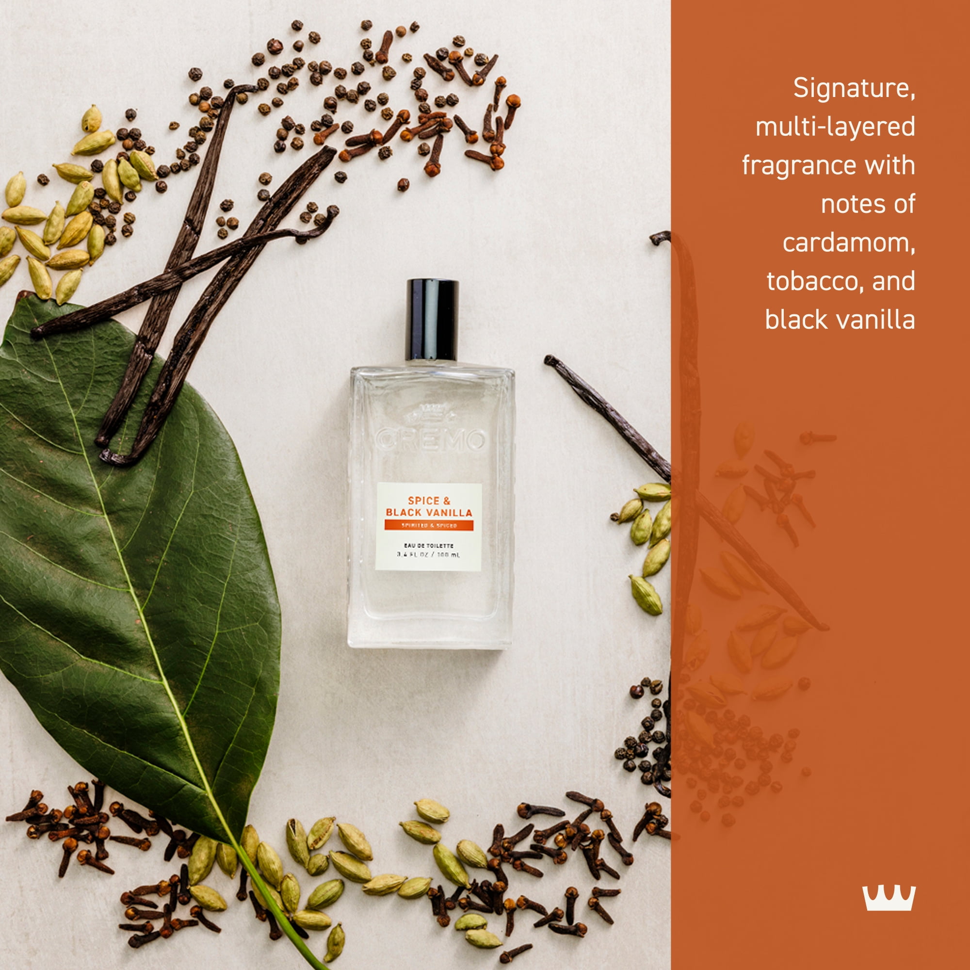 CREMO Spice Black Vanilla Men's Cologne Spray, Hungary Ubuy