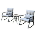 thumbnail image 2 of Outdoor Patio Rocker Chair And In Medium Grey - Construction With Enhance Your Space, 2 of 6