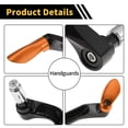 thumbnail image 3 of Protectores de Manos Universales de Aleación de Aluminio CNC de Unique Bargains - Protectores de Manillar de Alta Resistencia para Motocicletas Dirt Bike Motocross ATV Scooter Naranja, 3 of 7