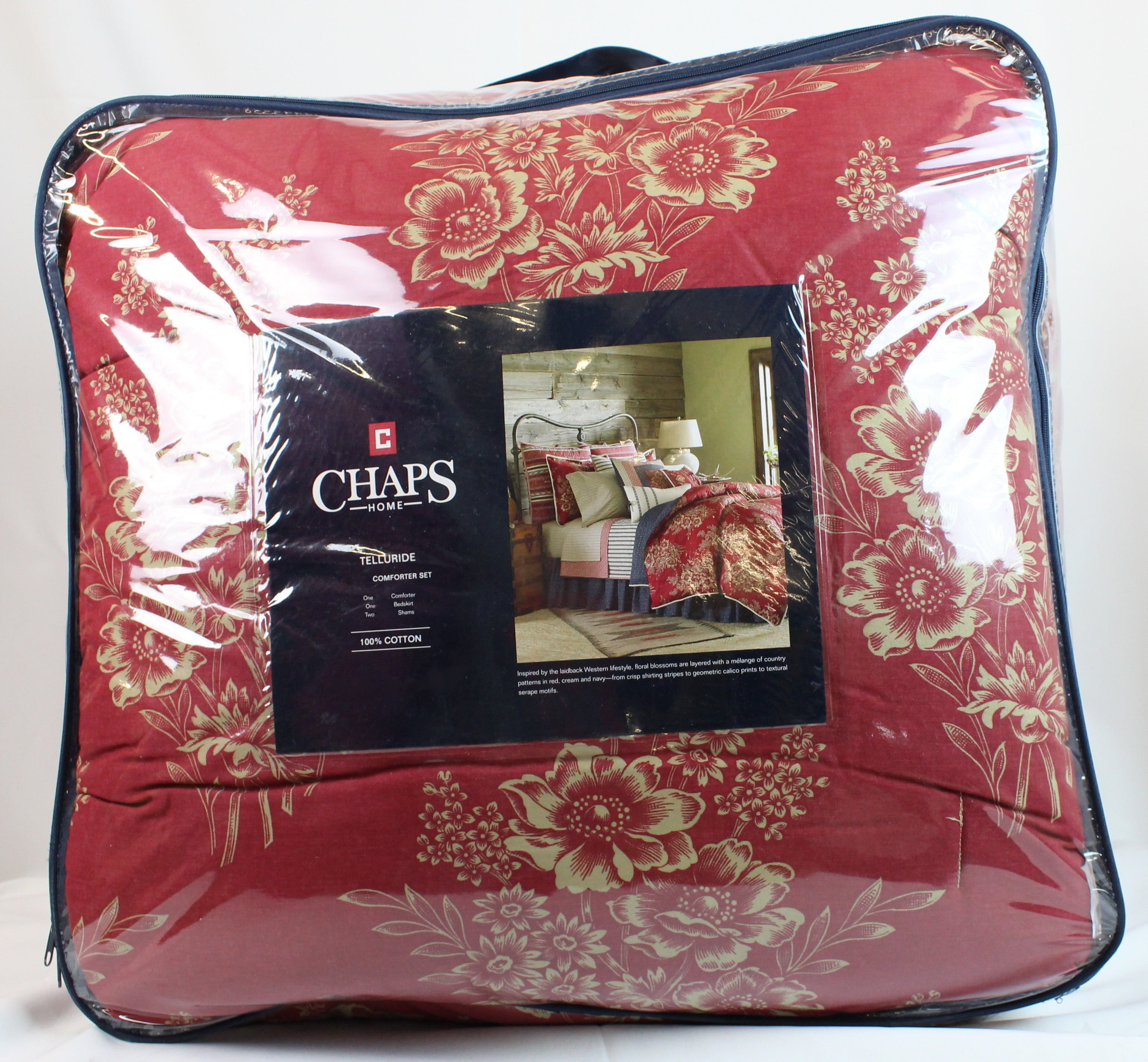 Chaps Telluride King Comforter Set Walmart Com