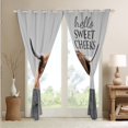 thumbnail image 4 of YST Cow Print Curtains Highland Cow Curtains&nbsp;&&nbsp;Drapes for Adults Youth Kids Farm Animal Blackout&nbsp;Curtains, Rustic Farmhouse Window&nbsp;Curtains Gift Decor - 38''Wx54''L, 2 Panels, 4 of 6