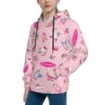 thumbnail image 2 of Lsque Sanrio Patten Youth Hoodie Sweatshirt Pullover with Kangaroo Pocket Boys and Girls Hoodie Warm Hoodie for Kids, 2 of 8