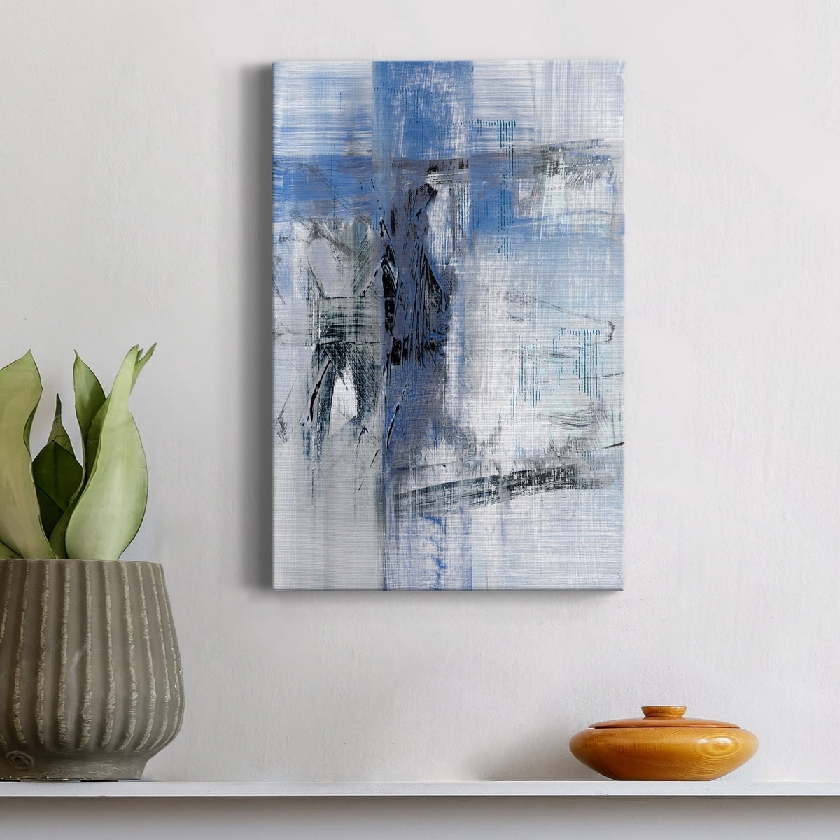 Reflections in Indigo Premium Gallery Wrapped Canvas - Ready to Hang - 8 x 12