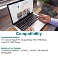 thumbnail image 2 of L15M4P21 L15C4P21 L15C4P22 Laptop Battery for Lenovo Yoga 910 Yoga 910-13IKB Yoga 5 Pro Yoga 910 910-13IKB 910-13IKB-80VF00BVHH 910-13IKB 80VF 5B10L22508, 2 of 9