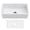 White, variant on KRAUS Turino 33 Farmhouse Reversible Apron Front Fireclay Single Bowl Kitchen Sink in Matte White