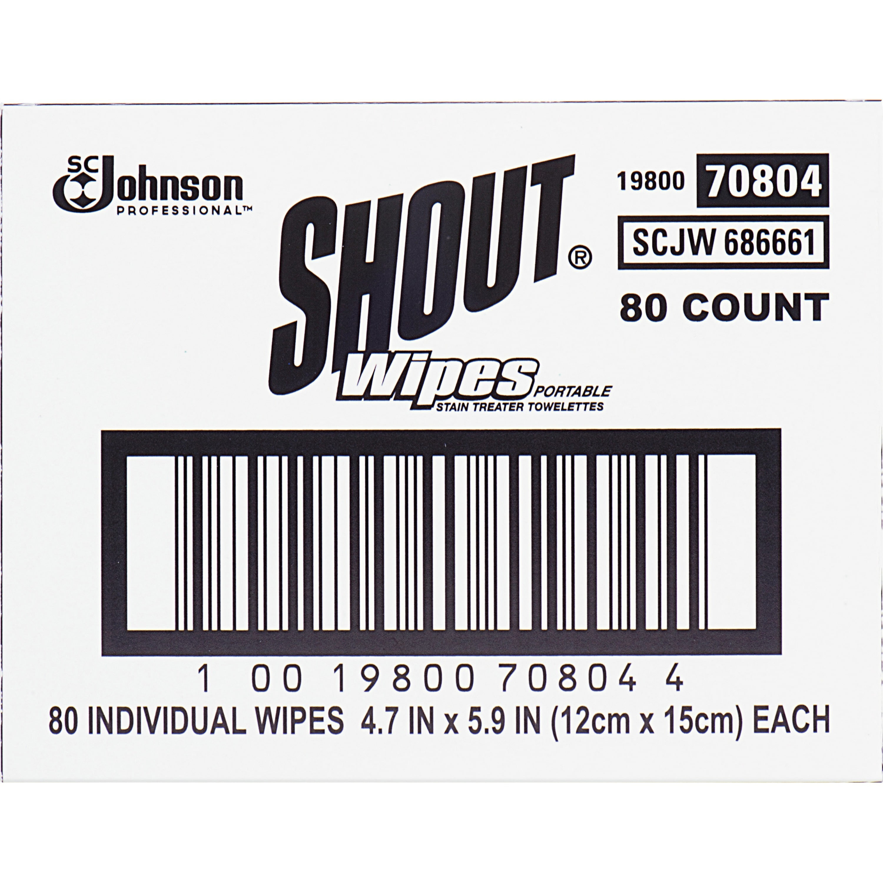 Shout Wipe & Go Instant Stain Remover - 12 CT : Health &  Household