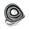 thumbnail image 1 of Oxidized Circle Bali Style Ring .925 Sterling Silver Band Jewelry Female Male Unisex Size 7, 1 of 4