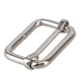thumbnail image 1 of OULII 20pcs Tri-glides Slide Buckles Adjustable Strap Slider For Sports Equipment Silver Iron Women, 1 of 5