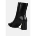 thumbnail image 3 of Kaira Metallic Accent Heel High Ankle Boots, 3 of 9