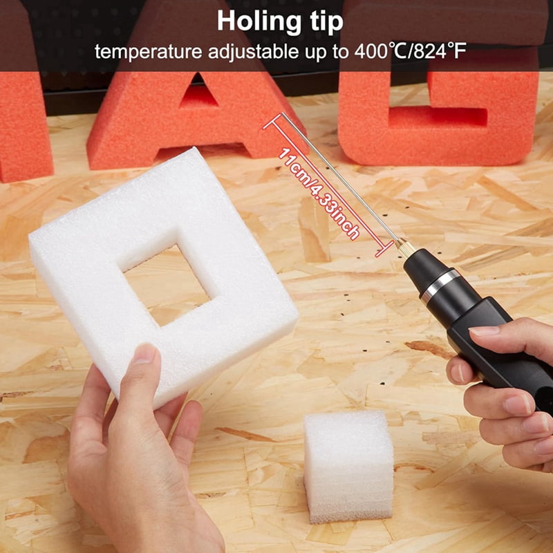 Hot Wire Foam Cutter - 2 in 1 Electric Cutting Machine Pen Tools Kit, -Cutting Pen with Versatile Tips US Plug