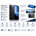 thumbnail image 3 of XIAOMI Redmi 15 4G LTE Compatible with Tmobile Tello Mint & Global 256GB + 8GB Unlocked Dual SIM 6.9" 50MP Model 25062RN2DL Midnight Black, 3 of 11