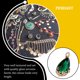 thumbnail image 5 of Collar colgante Minnieouse artesanía joyería Verde oscuro AP015957-08, 5 of 6