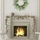 thumbnail image 1 of Enredaderas artificiales con flores artificiales para colgar en la pared, planta verde artificial, decoración navideña para el hogar, decoración festiva, centro de mesa, fácil montaje,, 1 of 7