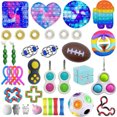 thumbnail image 1 of Juguete sensorial Push Bubble Fidget para aliviar el estrés del autismo, 1 of 2
