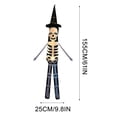 thumbnail image 3 of TIMIFIS Halloween Decorations Skeleton Halloween Decor LED Halloween Lights Horror Ghost Clothes Hat Light Skeleton String Lights Waterproof Party Yard Decor, 3 of 7
