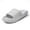 White, variant on JACKSHIBO Anti-Slip Shower Shoes Pillow Slippers Sandals for Women Men Comfy Cushioned Thick Sole House Slides