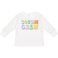 thumbnail image 3 of Inktastic Cousin Crew Boys or Girls Long Sleeve Toddler T-Shirt, 3 of 5